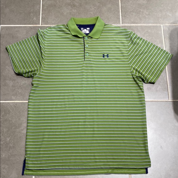 Under Armour HeatGear loose fit Polo. Size Large - Picture 5 of 6